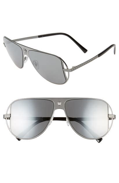 versace 57mm mirrored pilot sunglasses|genuine Versace sunglasses.